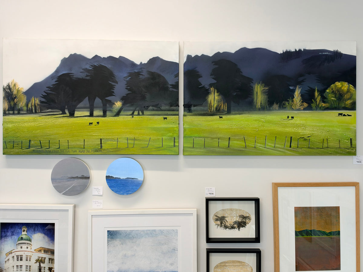 Te Mata Peak from the Tukituki Road by Jill Perrott-2