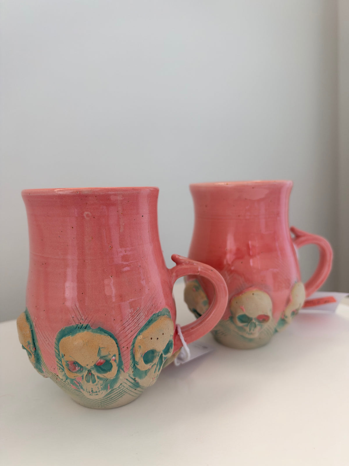 Pink Skull Mugs by Chloe Foster-1