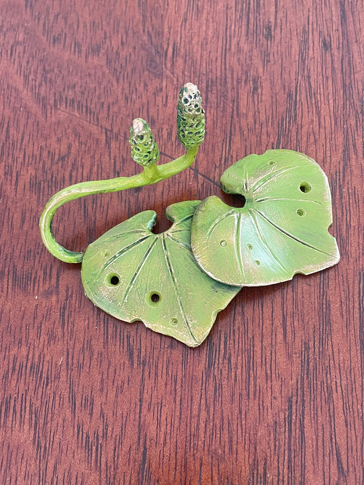 Kawakawa Bronze Miniature by Samantha Lissette