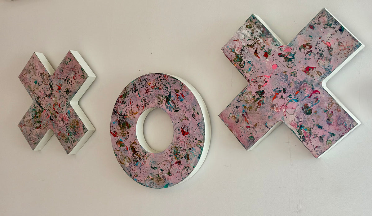 Pink XOX by Jody Hope Gibbons