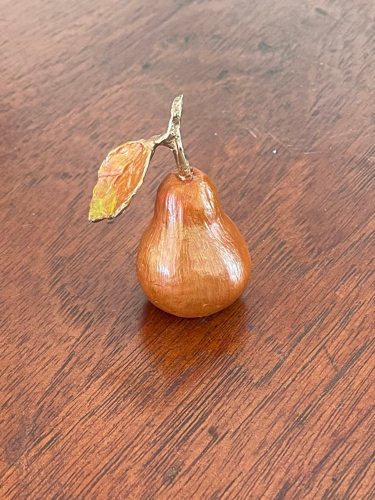 Pear Bronze Miniature by Samantha Lissette-1