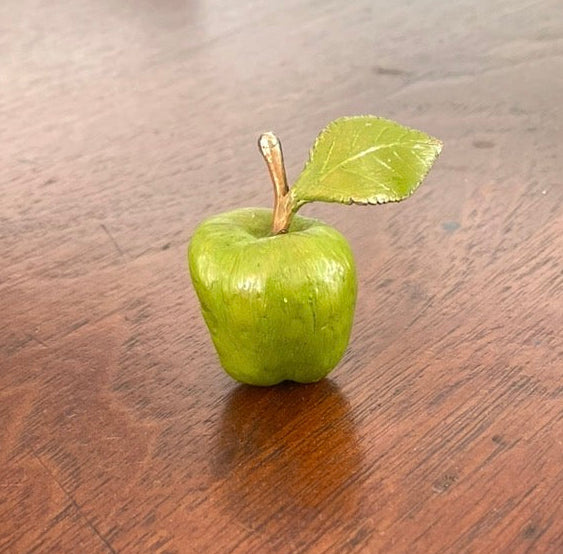 Apple Bronze Miniature by Samantha Lissette-1