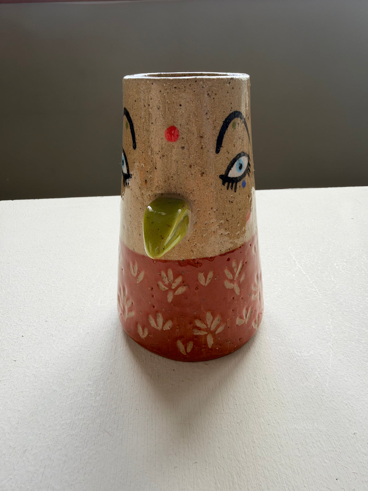 Medium Bird Vase by Nicki Stewart