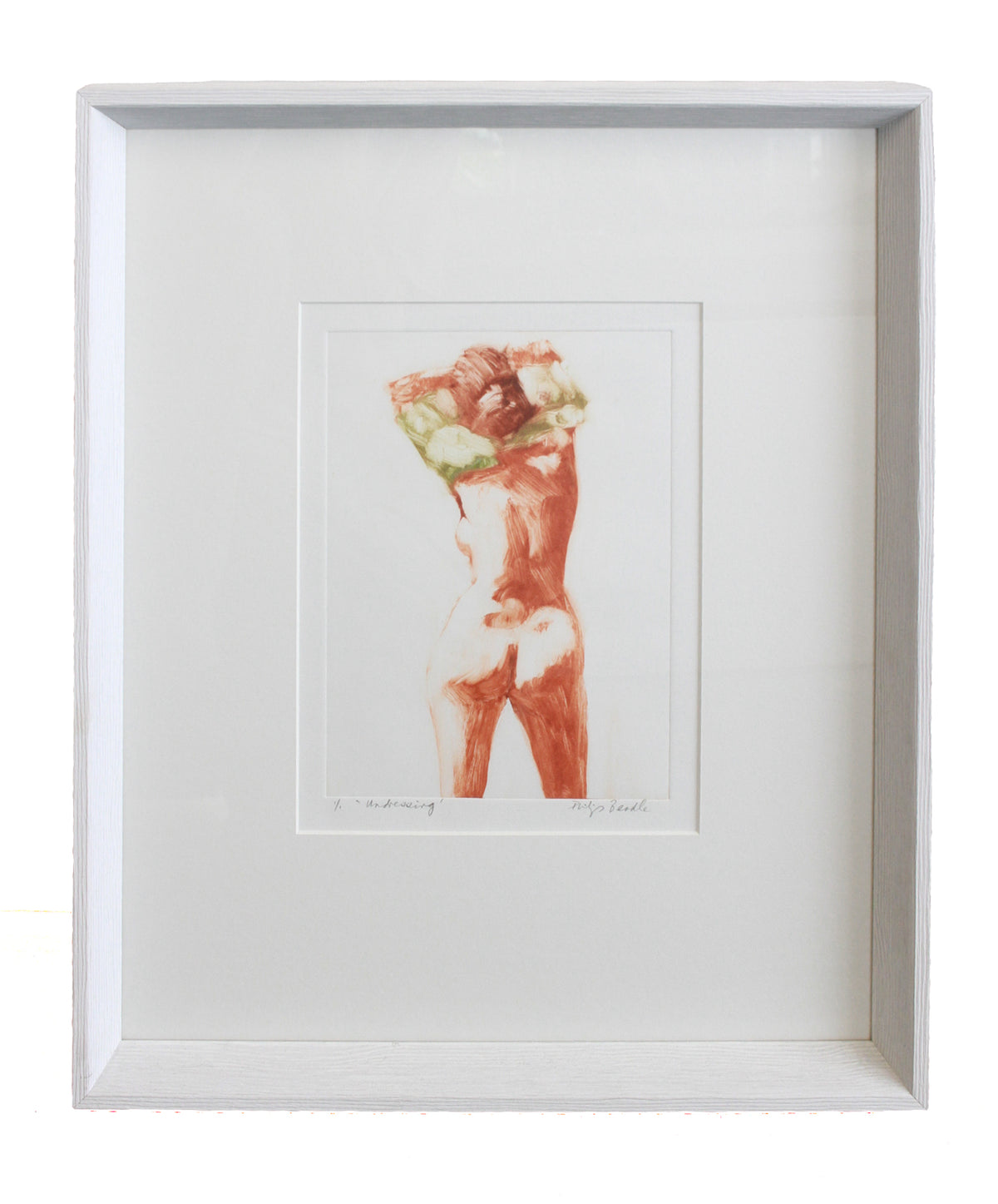 Undressing - Monotypes by Philip Beadle