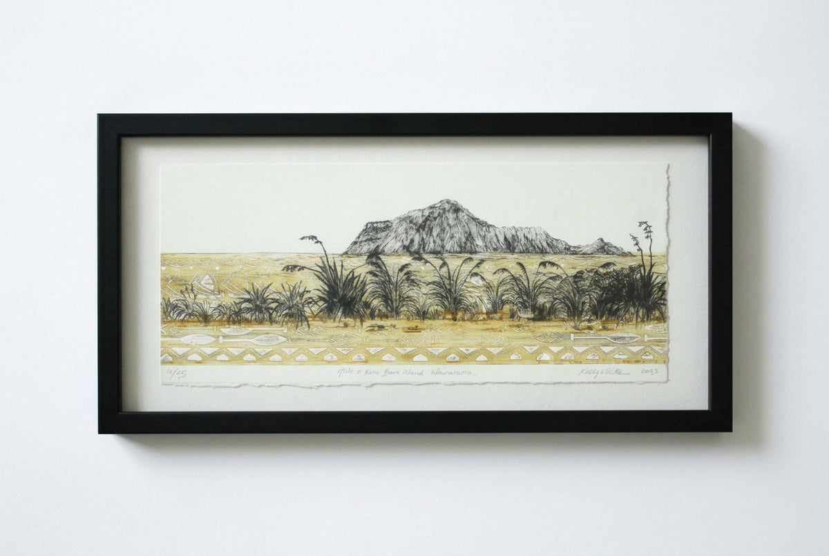 Motu o Kuratau, Bare Island Waimarama by Kristy White