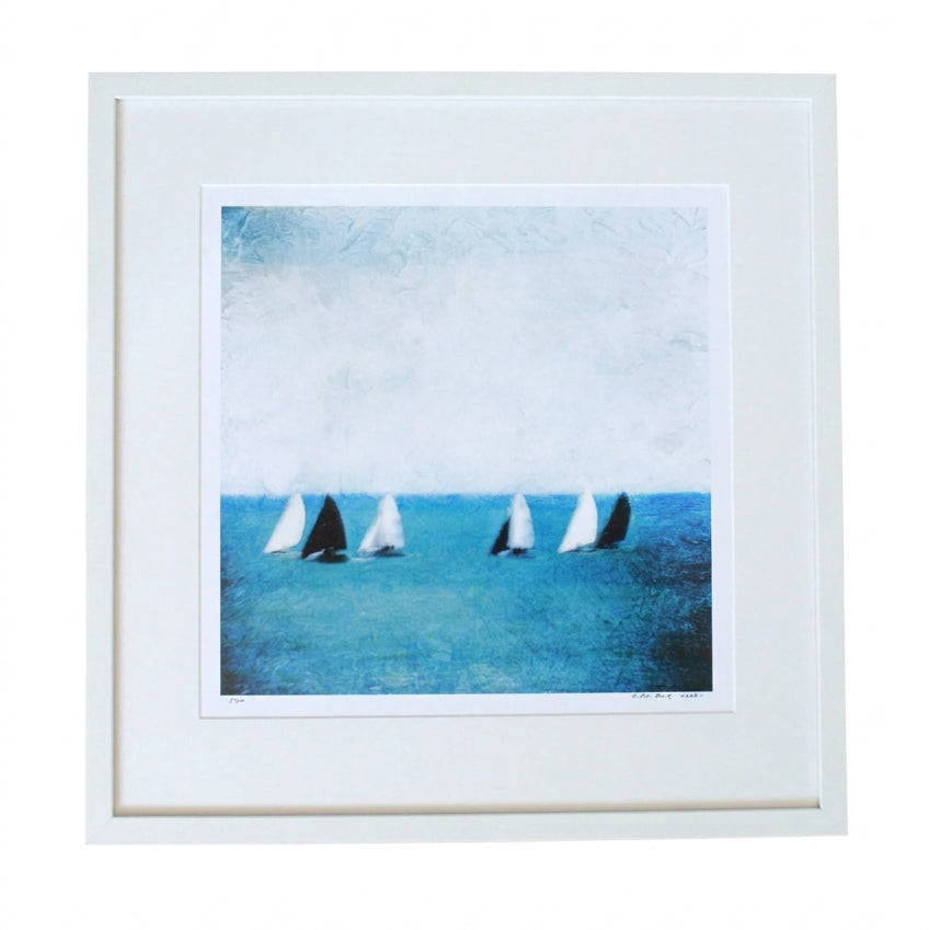 Sailing the Vintage Colours Framed by Constance Fein Harding