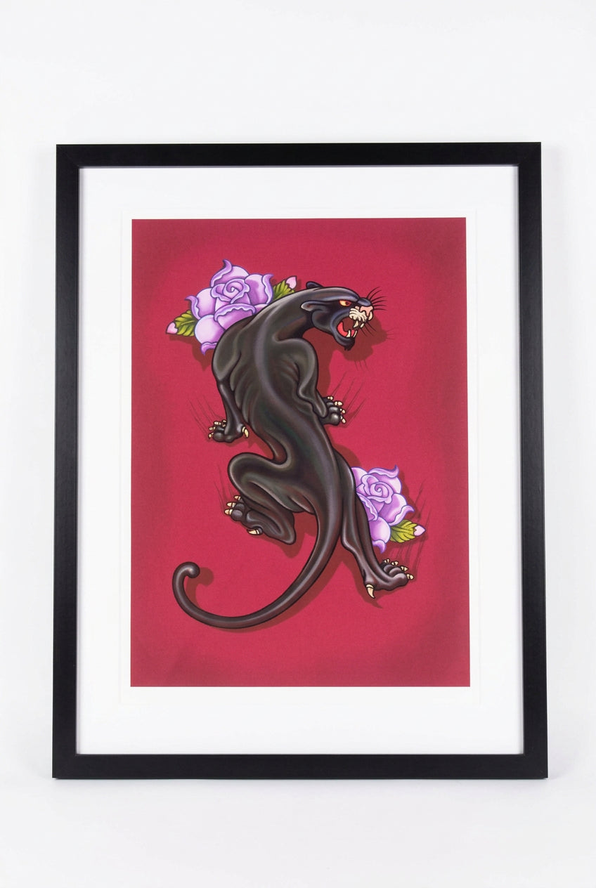 Grace and the Wild Red Framed by Lester Hall