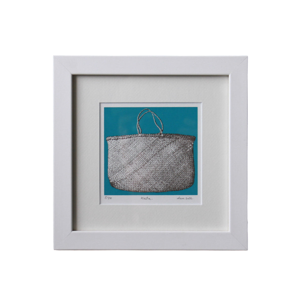 Kete, Assorted colour, Small Framed prints by Dave Bell