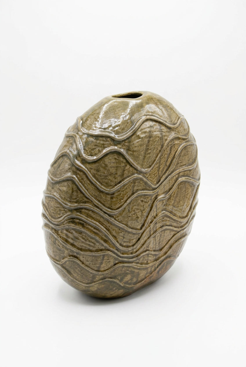 Large Coin Vase #1 by Rosa Silverfinch-1