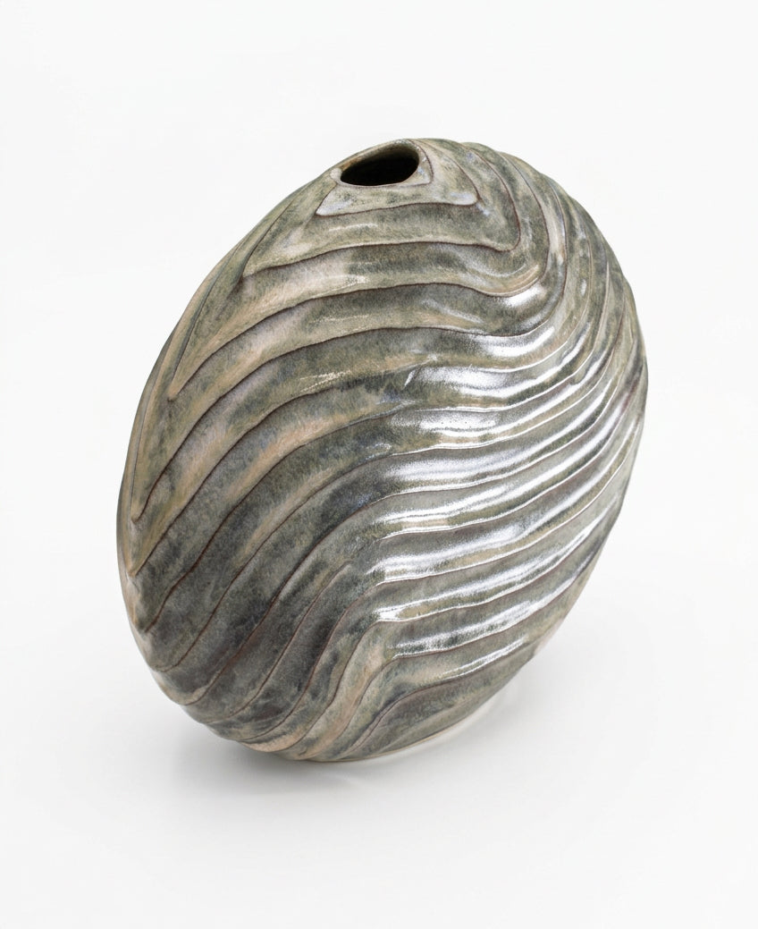 Large Coin Vase #2 by Rosa Silverfinch