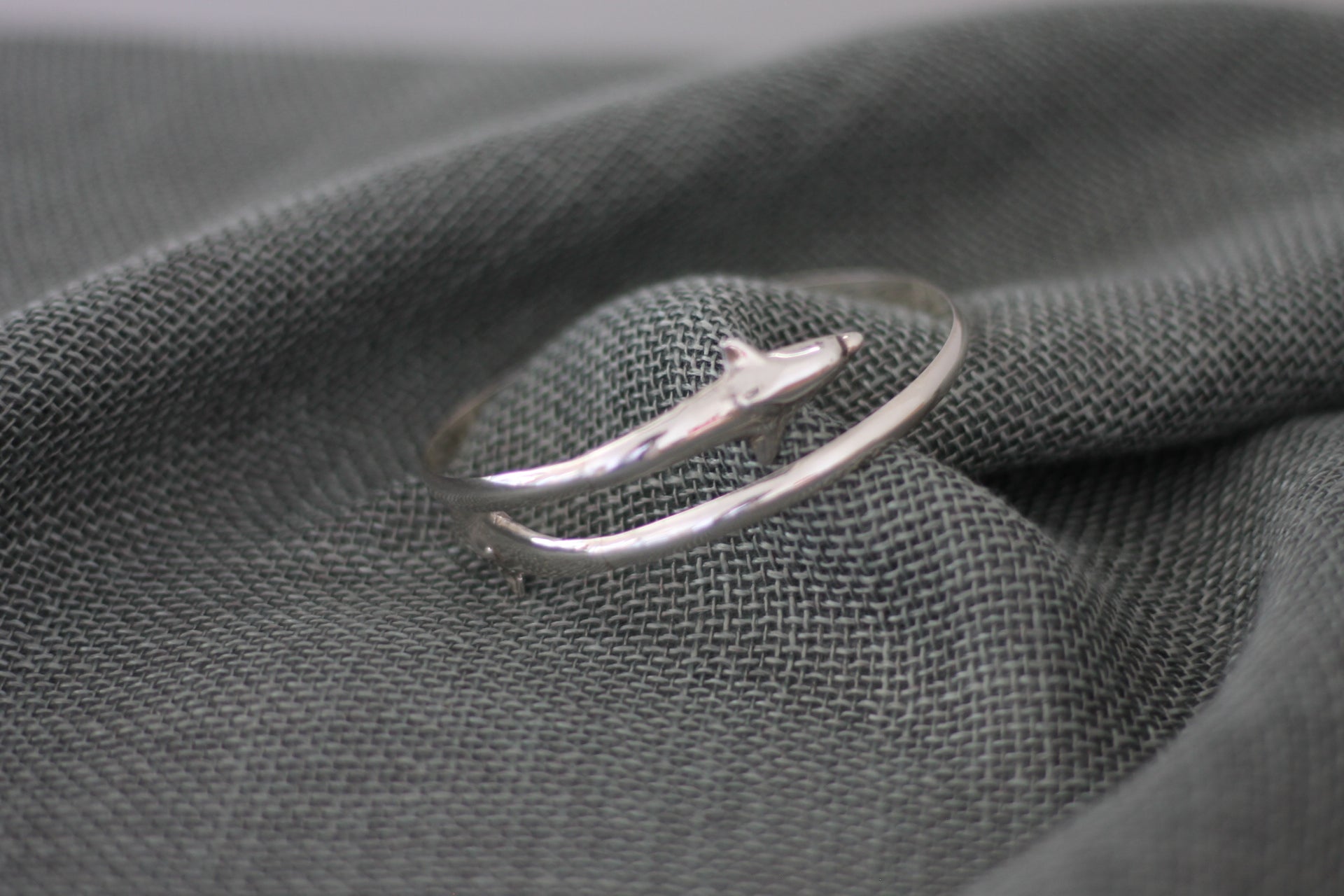 Dolphin bangle by Angus Thomson
