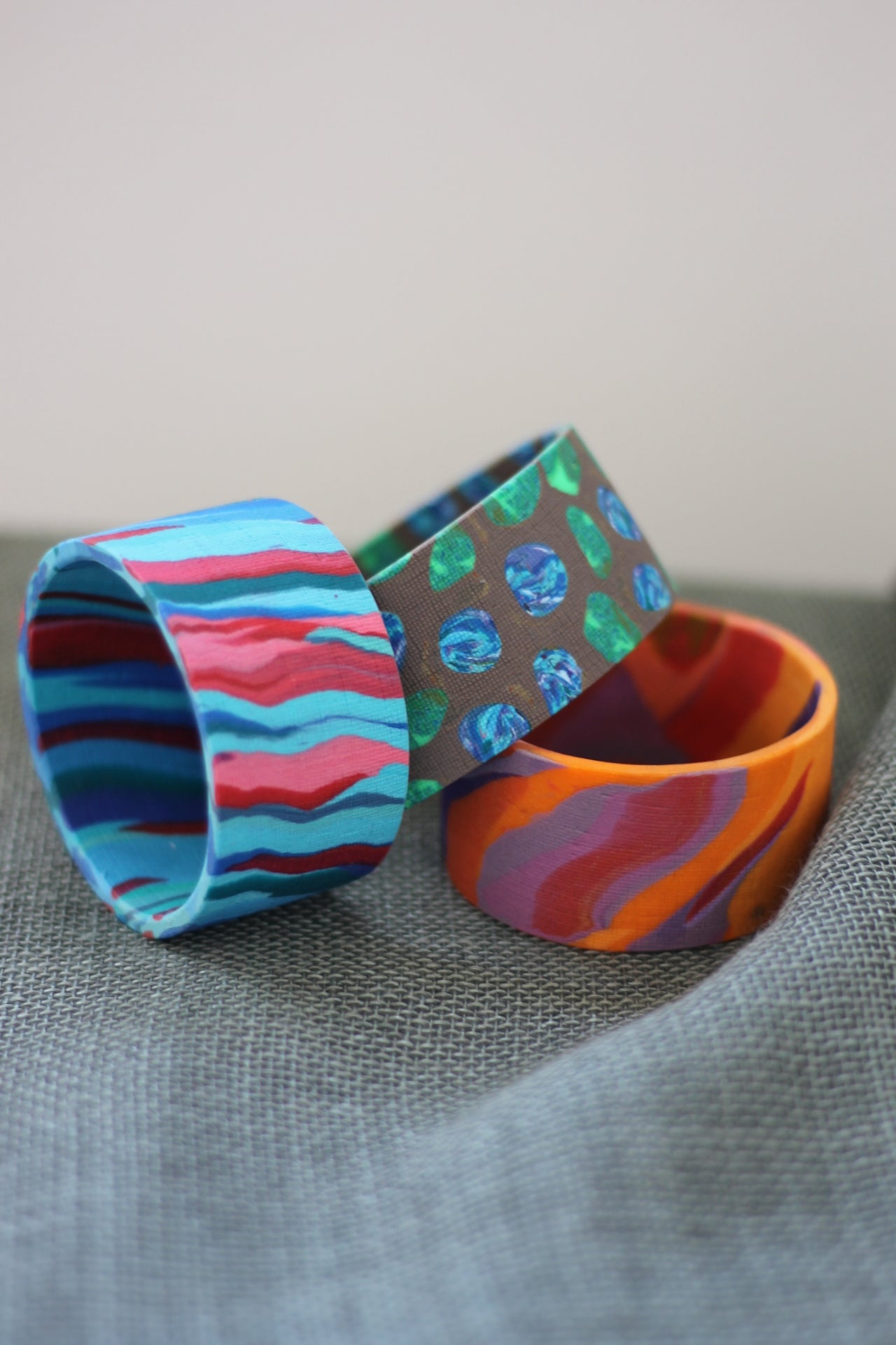 Wave Bangles by Phillipa Gee-3