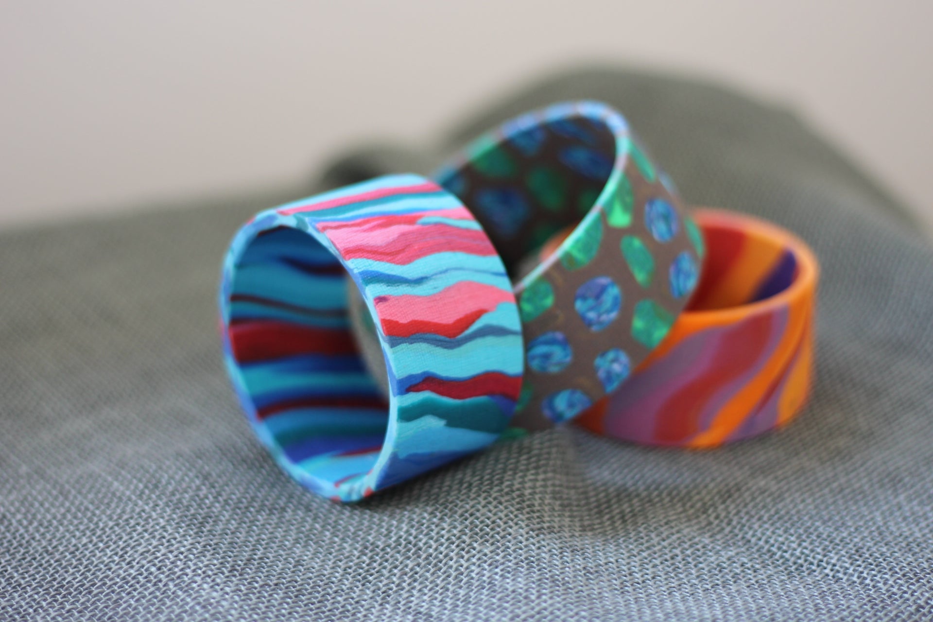 Wave Bangles by Phillipa Gee-4