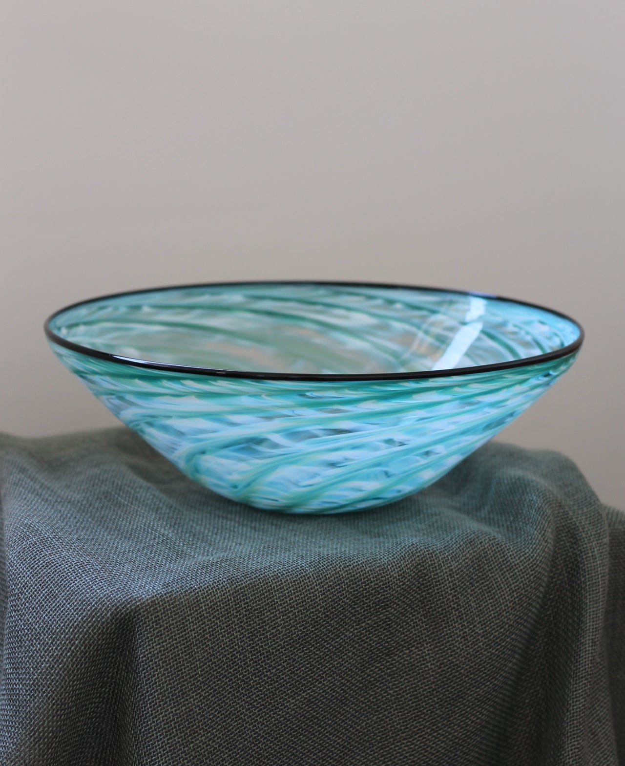 Teal shell bowl by Justin Culina-2