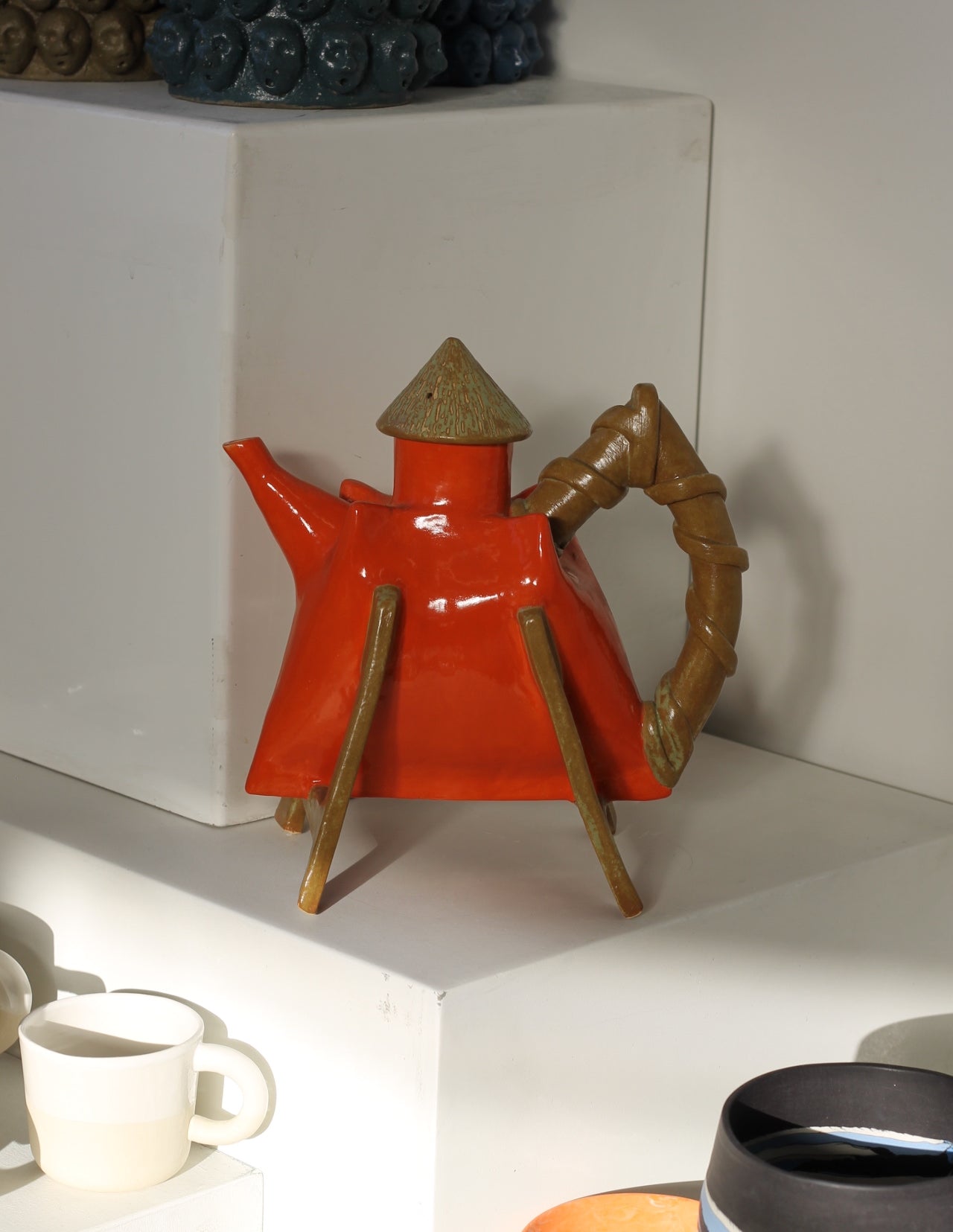 Clementine trestle teapot by John Stephens-2