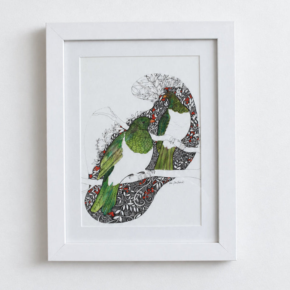 Watercolour and Pigment Ink