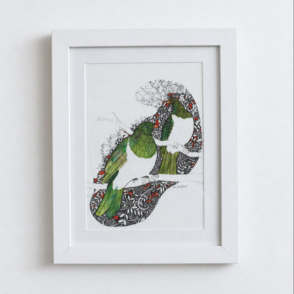 Watercolour and Pigment Ink