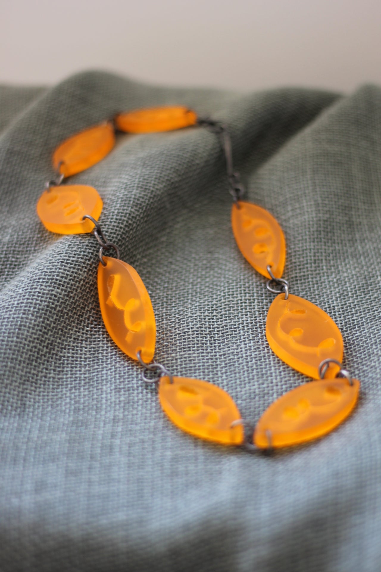 Cutout Perspex Necklace by Phillipa Gee-2