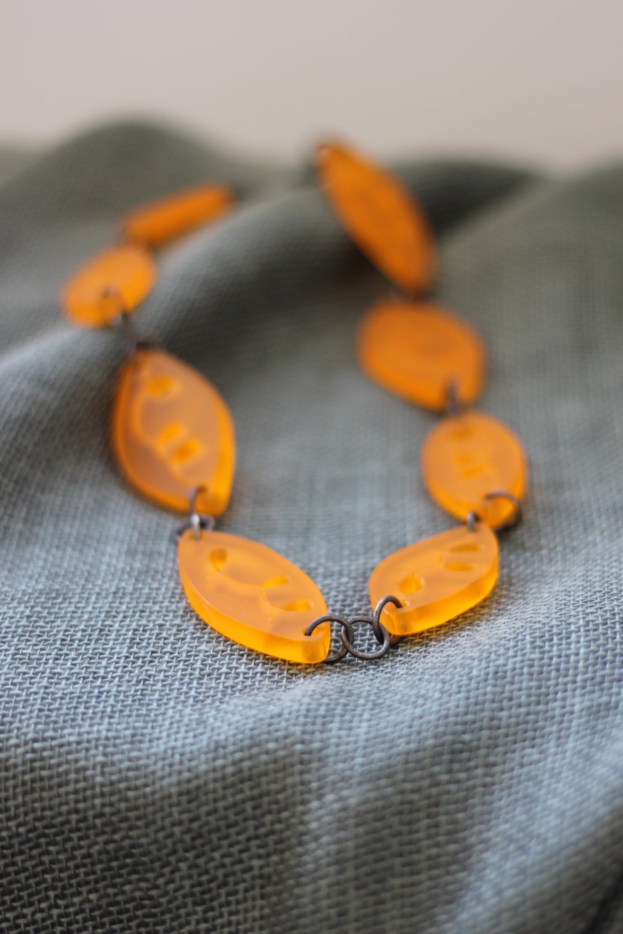 Cutout Perspex Necklace by Phillipa Gee