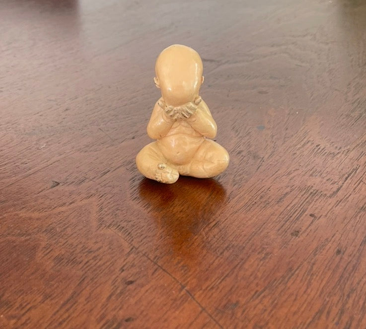 Peekaboo Baby Bronze Miniature by Samantha Lissette-1
